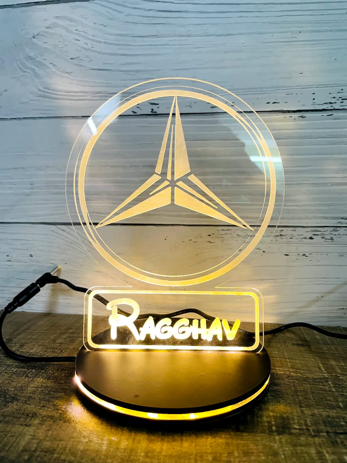 Cartoon Magic: Personalized Acrylic Light Stand for Kids