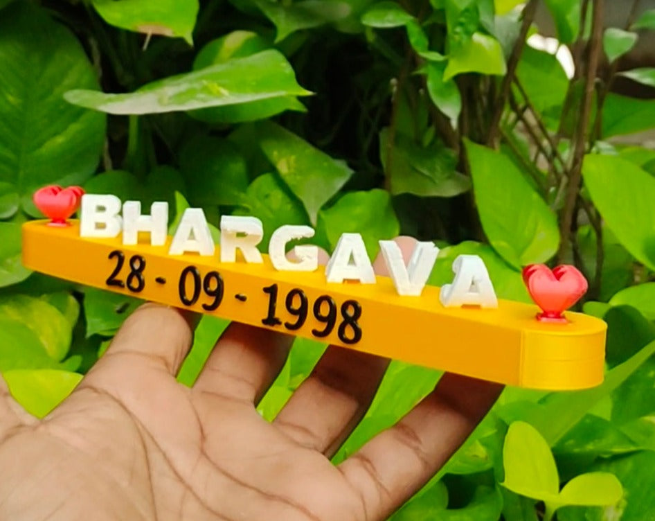 Personalized Name flip with special notes : Celebrate Memories with Custom Messages