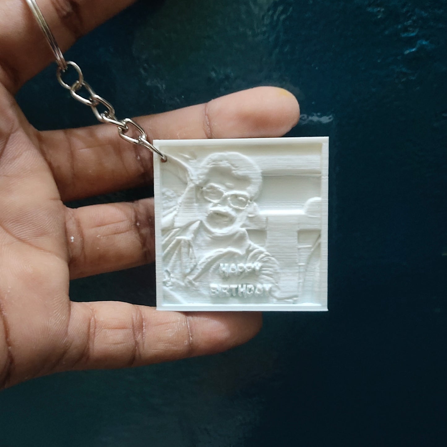 Custom 3D Lithopane Keychain: A Pocket-Size Portrait of Your Love