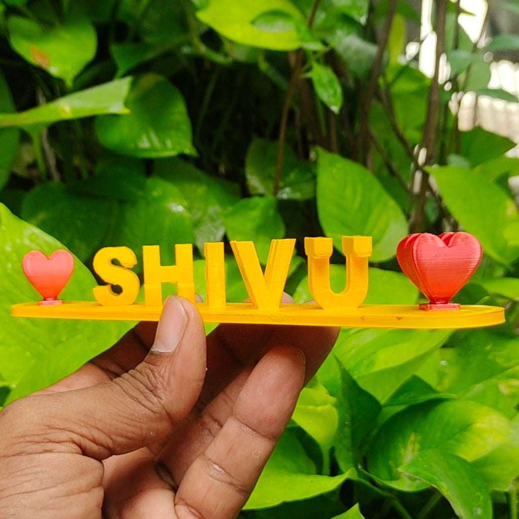 Personalized Flip Name Table Top – Couple Gift – Dual Name Table Top – Personalized Anniversary Gifts