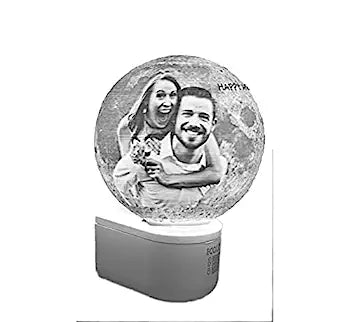 "Mini Moon Lamp: Illuminate Your Space with Celestial Charm"