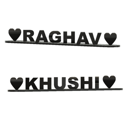 Personalized Flip Name Table Top – Couple Gift – Dual Name Table Top – Personalized Anniversary Gifts