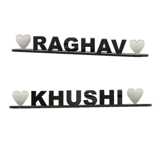 Personalized Flip Name Table Top – Couple Gift – Dual Name Table Top – Personalized Anniversary Gifts