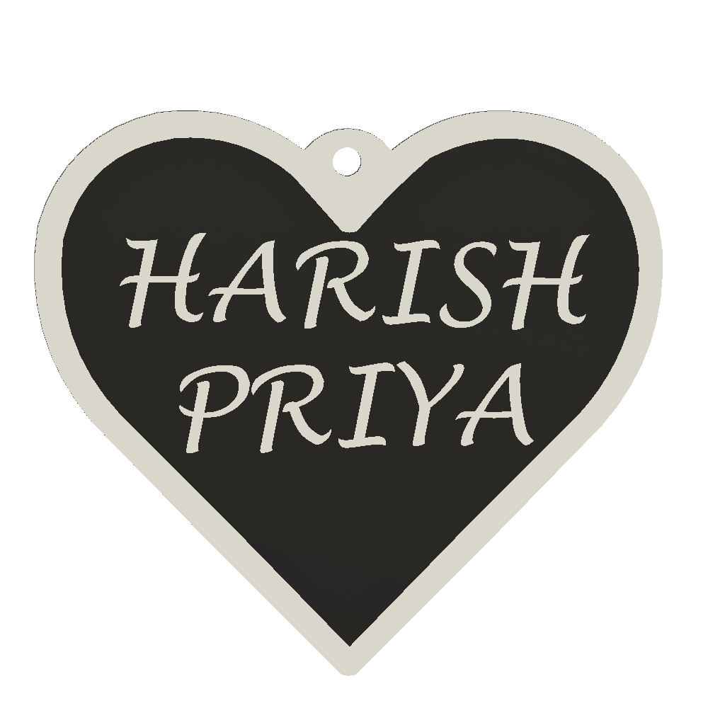 HEART | Pack of 2 5 line | Max 8 Letters | Price inclusive of taxes | Free shipping